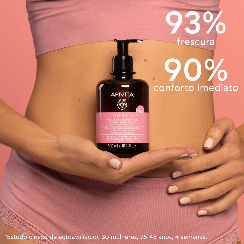 Apivita Gel de Limpeza Suave Para a Higiene Íntima - Uso Diário 300ml