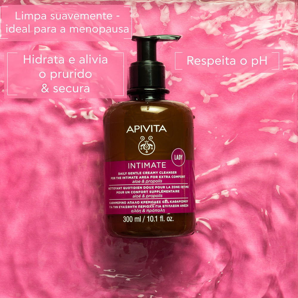 Apivita Gel de Limpeza Suave Para a Higiene Íntima - Proteção Extra 300ml