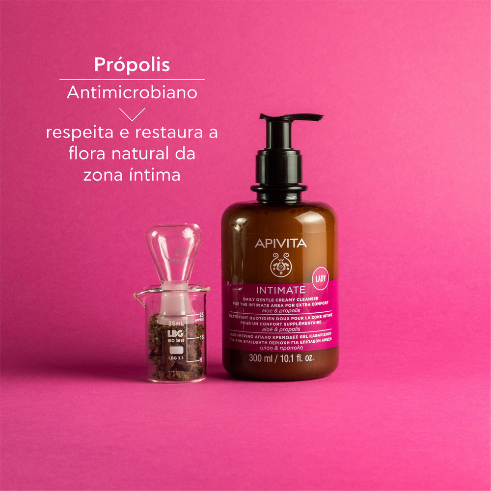 Apivita Gel de Limpeza Suave Para a Higiene Íntima - Proteção Extra 300ml