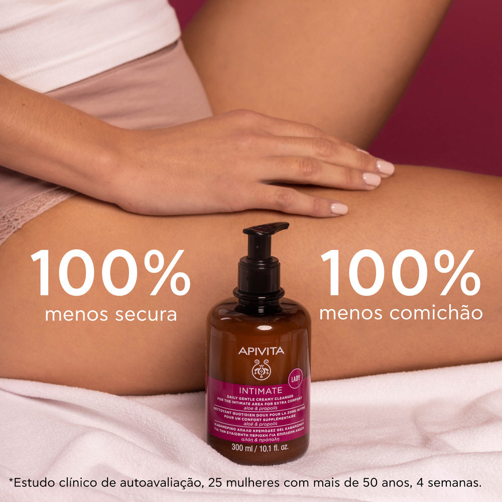 Apivita Gel de Limpeza Suave Para a Higiene Íntima - Proteção Extra 300ml