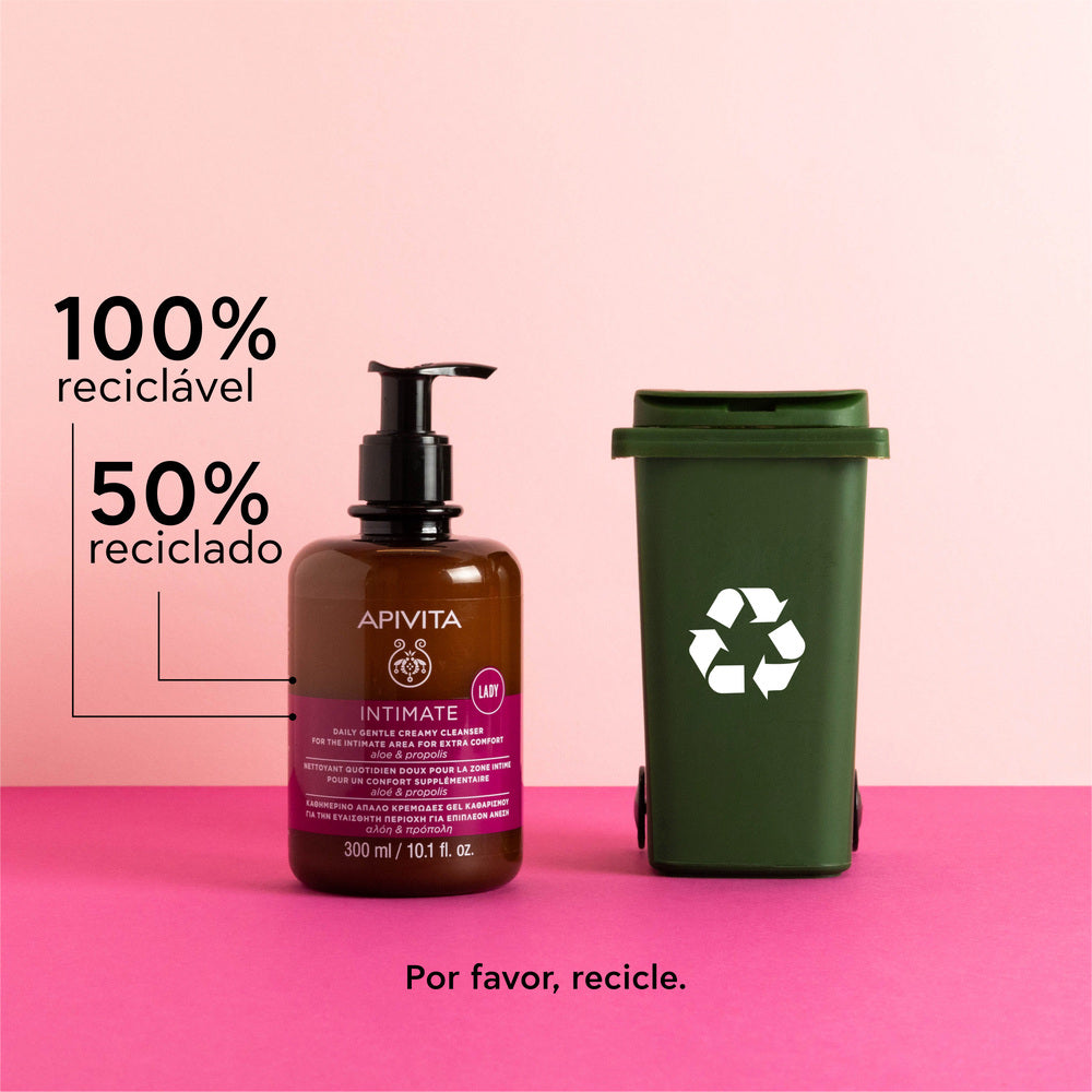 Apivita Gel de Limpeza Suave Para a Higiene Íntima - Proteção Extra 300ml