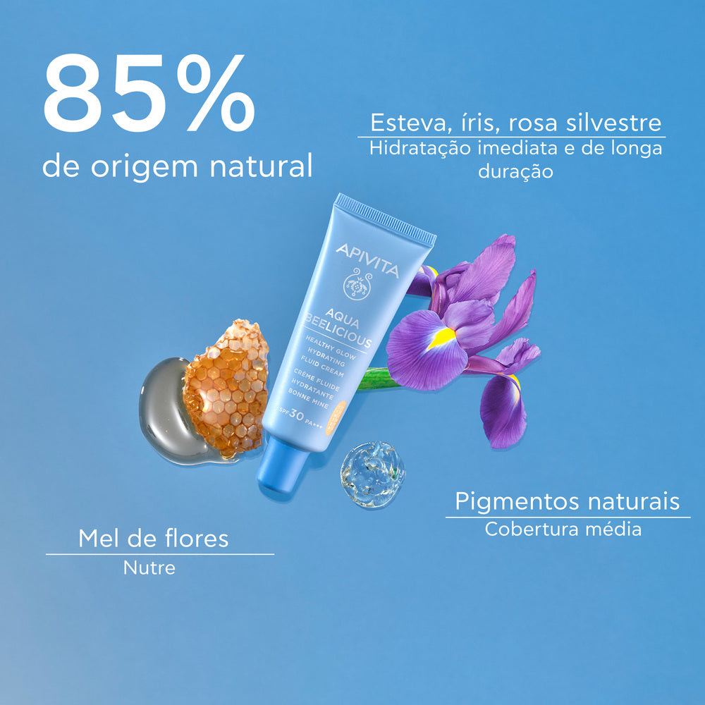 Apivita Aqua Beelicious Creme Hidratante Com Cor SPF30 40ml