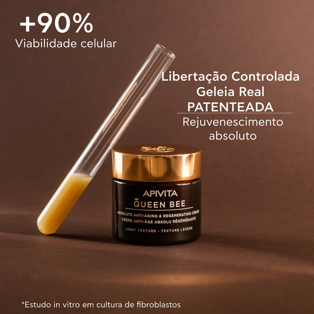 Apivita Queen Bee Creme Ligeiro Antienvelhecimento Absoluto e Rejuvenescedor 50ml