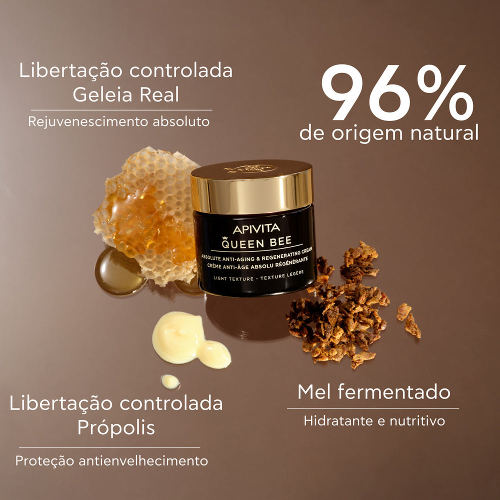 Apivita Queen Bee Creme Ligeiro Antienvelhecimento Absoluto e Rejuvenescedor 50ml