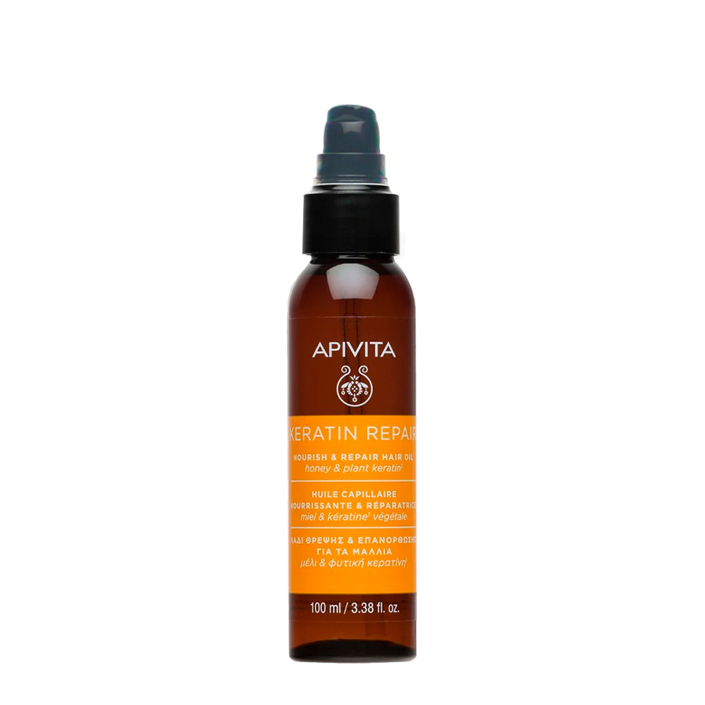 Apivita Keratin Repair Óleo Capilar Nutritivo & Reparador 100ml