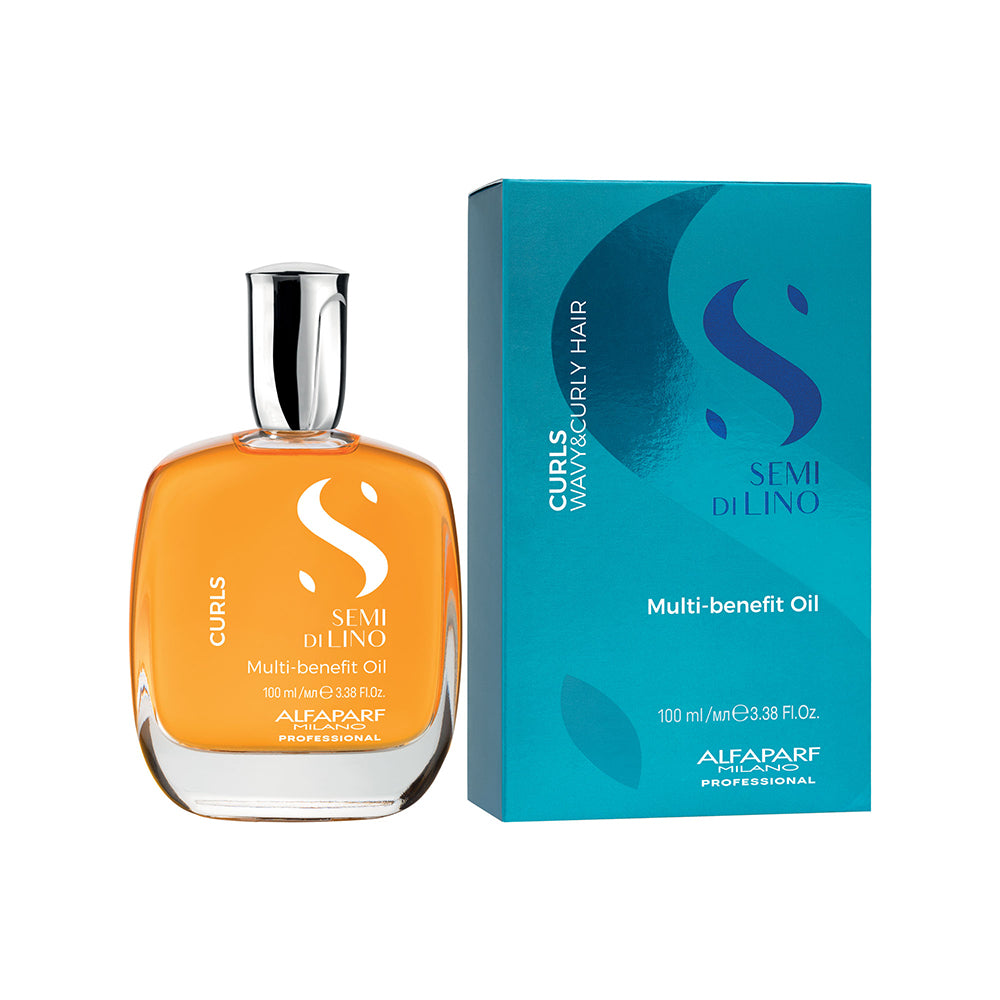 Alfaparf Milano Semi Di Lino Curls Multi-Benefit Oil 100ml