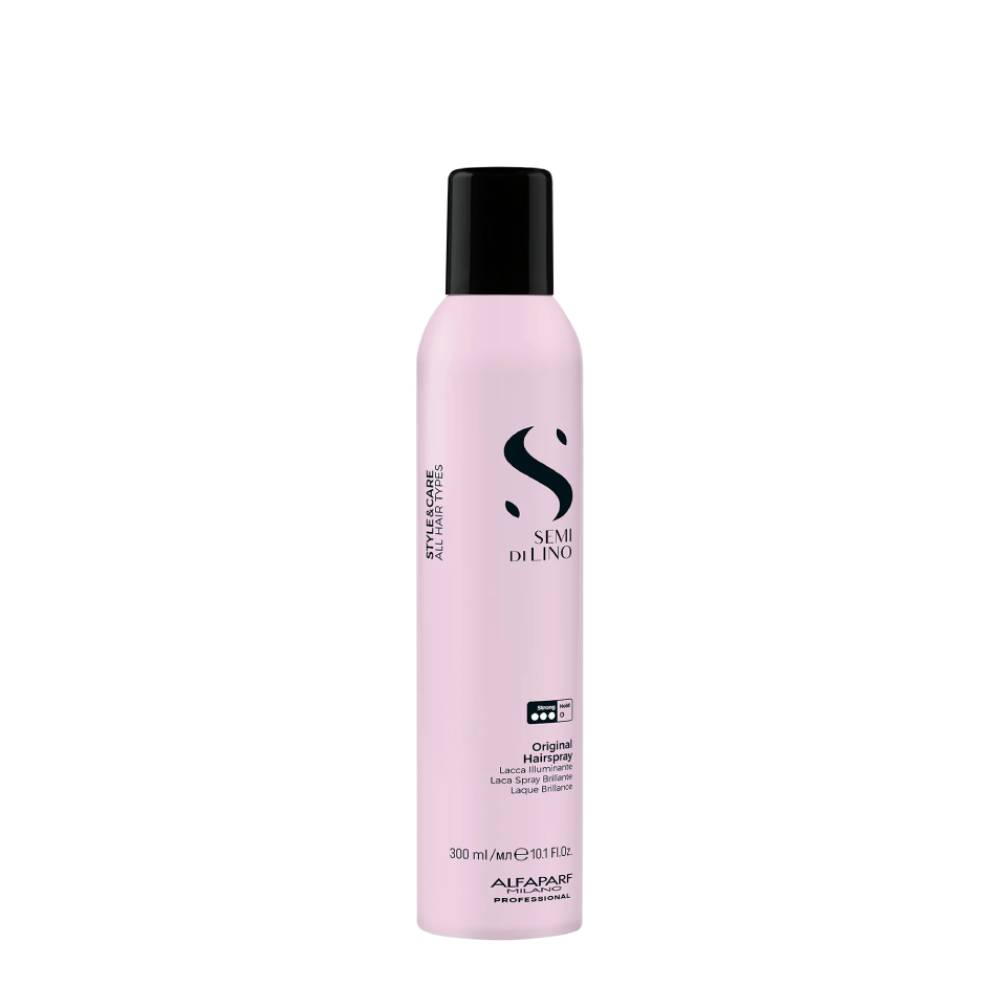 Alfaparf Semi Di Lino Style & Care Laca Iluminadora com Fixação Forte 300ml
