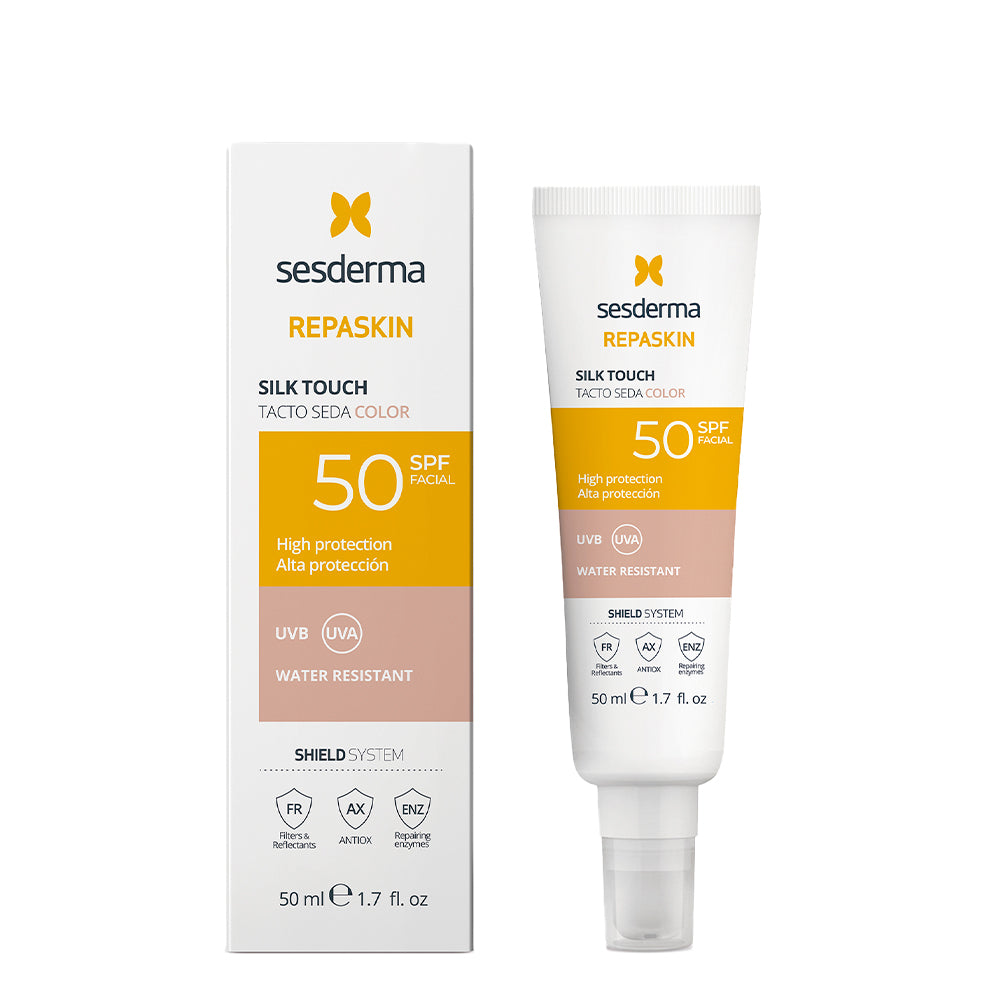 Sesderma Repaskin Fotoprotetor Tacto de Seda com Cor SPF50 50ml