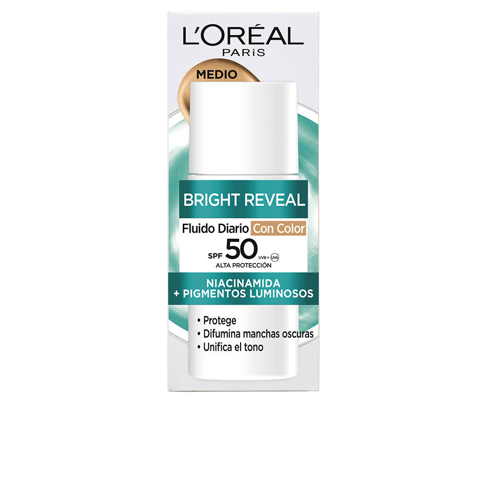 L'Oréal Paris Bright Reveal Fluido Diário Médio SPF50+ 50ml