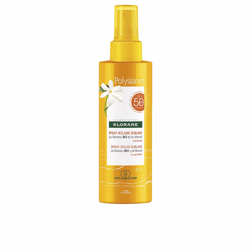 Klorane Tamanu BIO e Monoï Spray Solar SPF50+ corpo 200ml