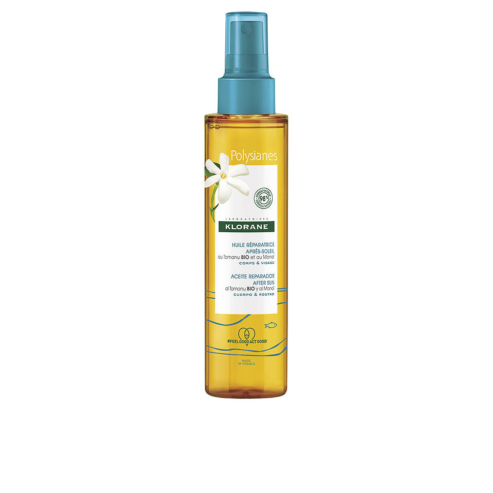 Klorane Tamanu BIO e Monoï Óleo Reparador Pós-Solar rosto e corpo 150ml