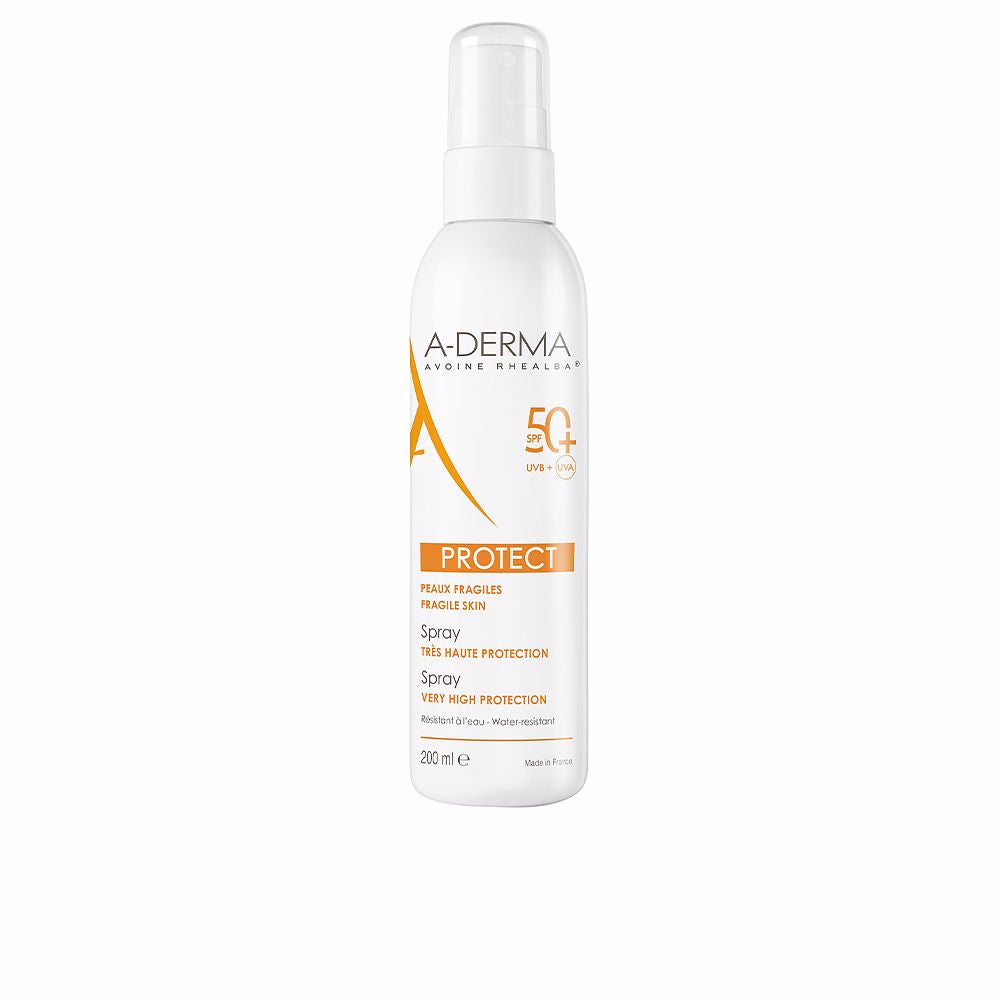 A-Derma Protect Spray Solar Corpo SPF50+ pele frágil ao sol 200ml