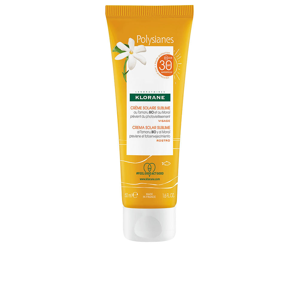 Klorane Tamanu BIO e Monoï Creme Solar SPF 30 rosto 50ml