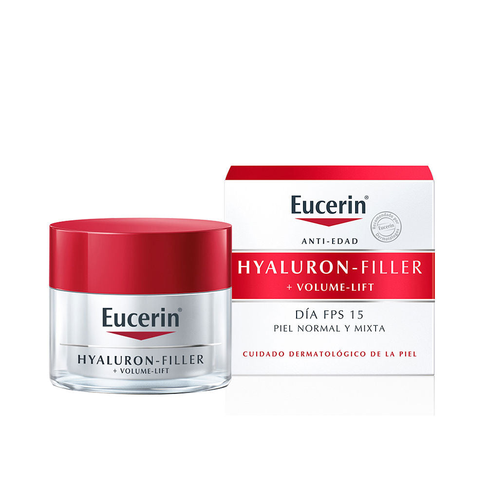 Eucerin Hyaluron-Filler + Volume-Lift Creme de Dia Pele Normal a Mista SPF15 50ml
