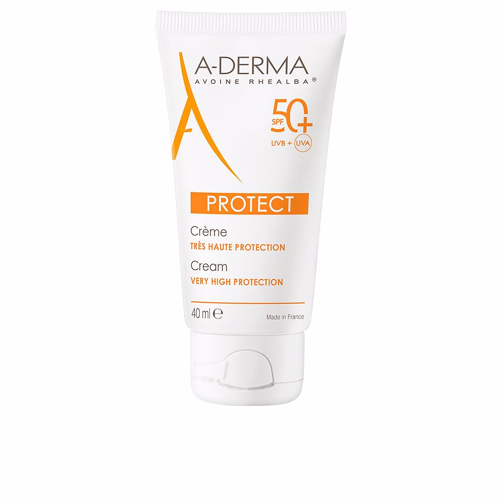 A-Derma Protect Creme solar rosto SPF50+ pele frágil ao sol 40ml