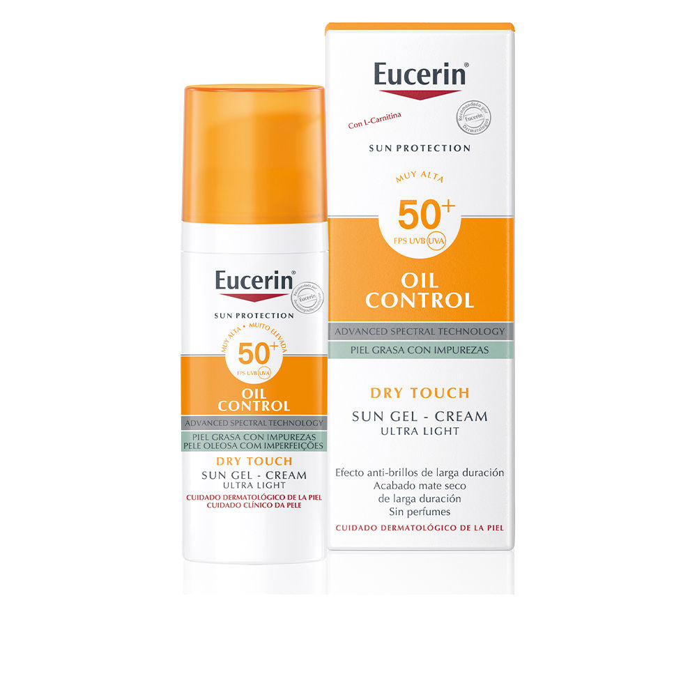 Eucerin Oil Control Creme-Gel Toque Seco SPF50+ 50ml