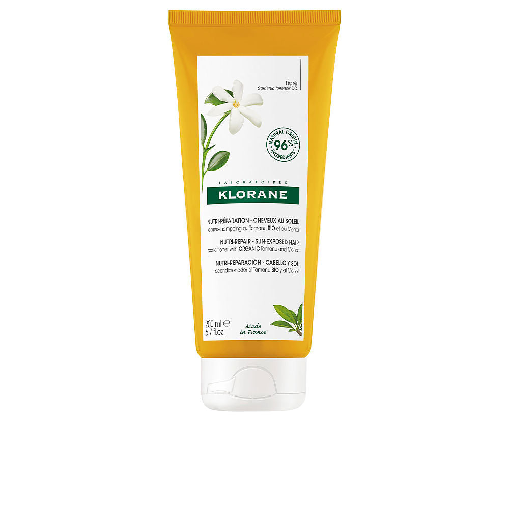 Klorane Tamanu BIO e Monoï Bálsamo Reparador cabelo exposto ao sol 200ml