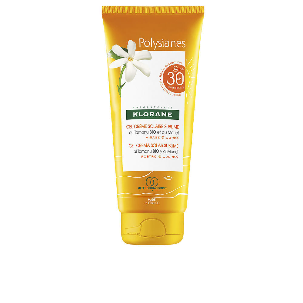 Klorane Tamanu BIO e Monoï Gel-Creme Solar SPF 30 rosto e corpo 200ml