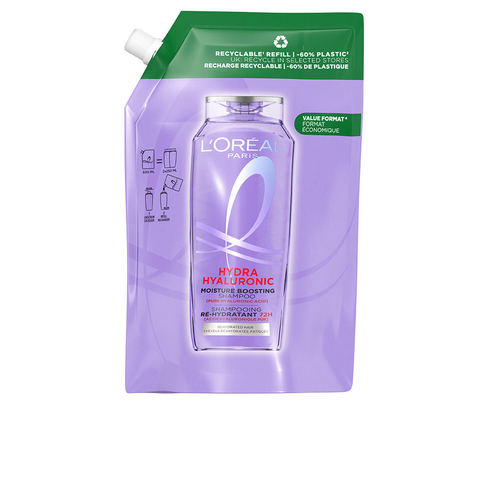 L'Oréal Paris Elvive Hidra Hialurónico Shampoo Recarga 500ml